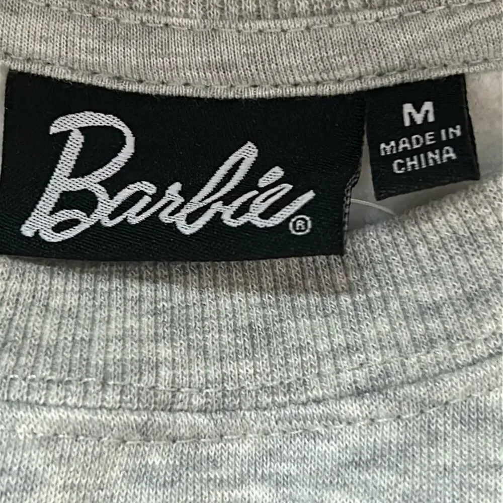 Barbie Sweatshirt Junior Girl Size M NWT